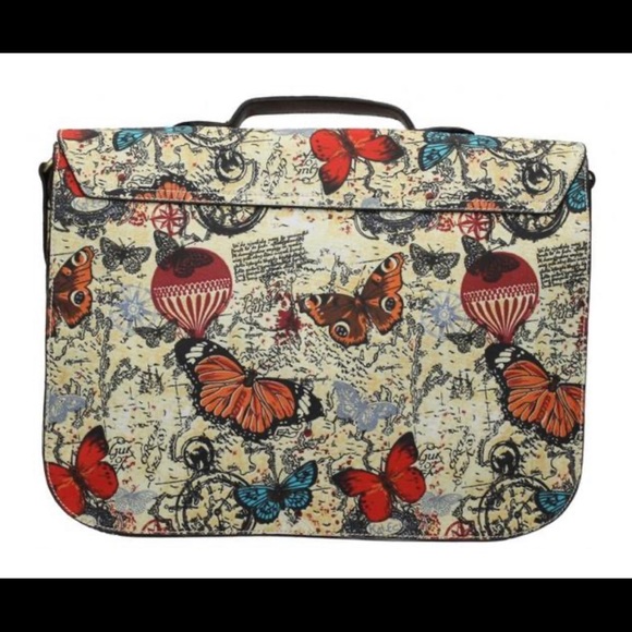 ๐จ๐ฆ NWOT Butterfly Top Handle Satchel Laptop Bag ๐ฆ - Picture 3 of 4